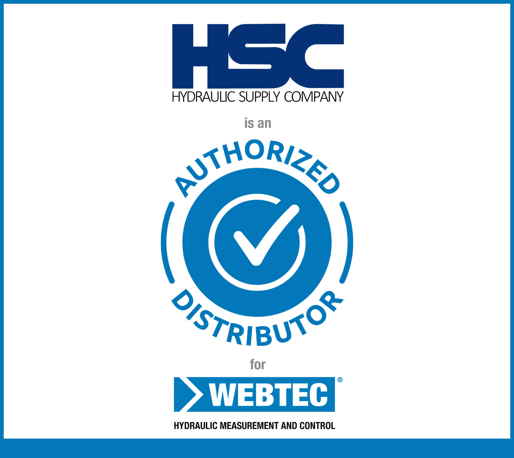 Webtec Appoints Hydraulic Supply Company as Authorised US Distributor